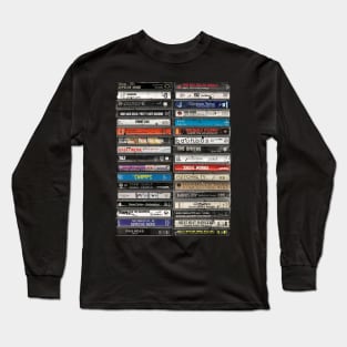 DarkWave 80's & 90's Cassete Tapes Long Sleeve T-Shirt